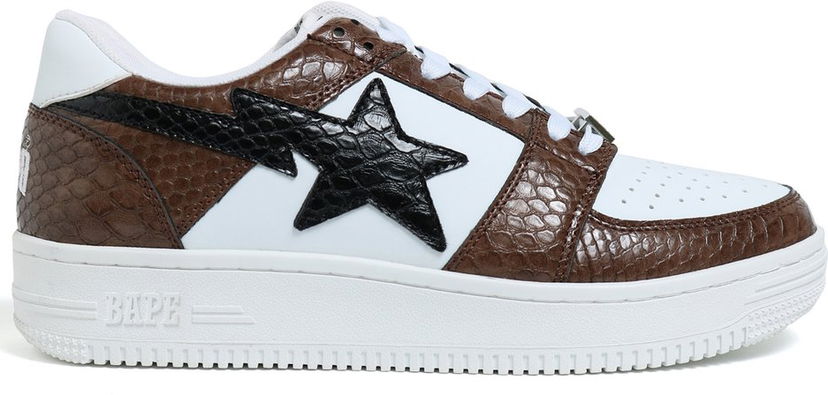 Sneakers och skor BAPE A Bathing Ape Bape Sta Low Snake Brown Brun | 1E80-191-003