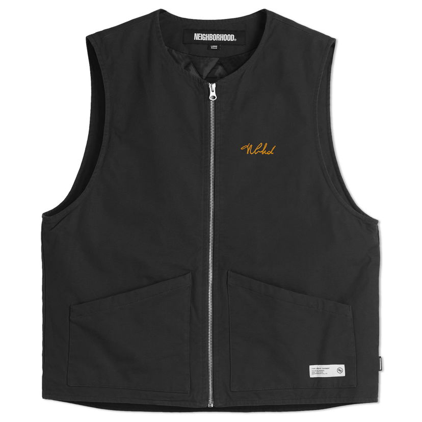Väst Neighborhood Padded Work Vest, Size Large Svart | 251TSNH-JKM05-BLK
