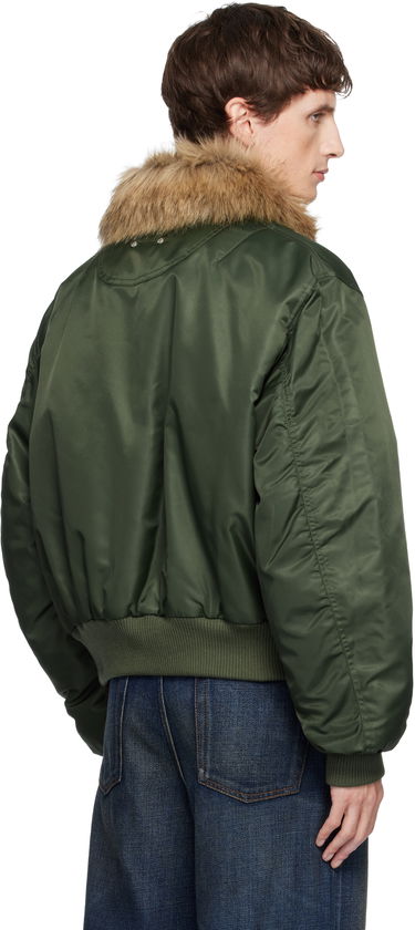 Bomberjacka Andersson Bell Fur Collar MA-1 Bomber Jacket Grön | awa737u, 2