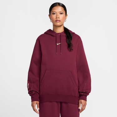 Sweatshirt Nike NOCTA Fleece Hoodie Bourgogne | FN7659-638, 3