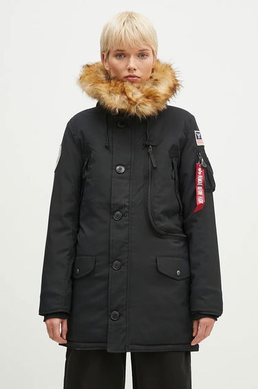 Parkas Alpha Industries Polar Jacket Parka Svart | 123002, 0