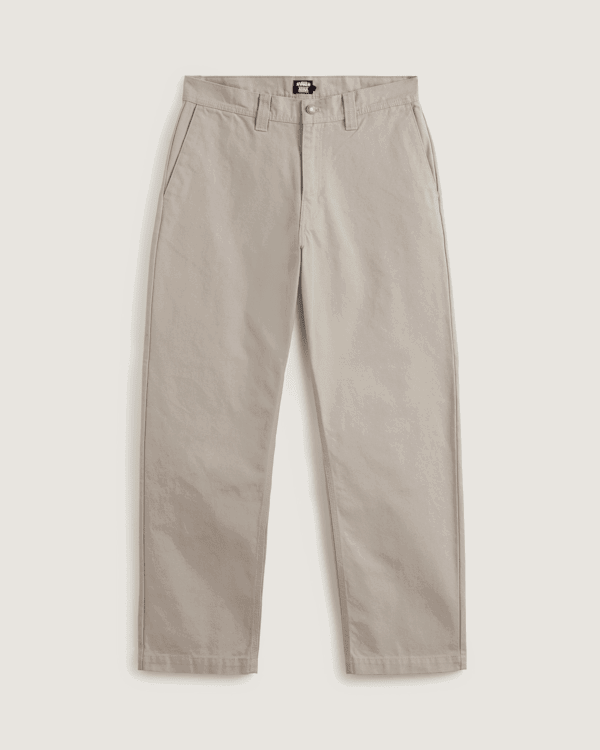 Byxor Vans Skate Loose Chino Trousers by Atiba Jefferson Beige | VN000R4Z7D6, 0