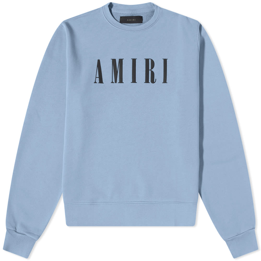Sweatshirt AMIRI Core Logo Crew Sweat Blå | PF22MJC014-400, 0