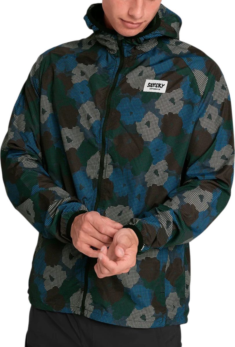 Vindjacka Saysky Flower Pace Hooded Jacket Flerfärgad | omrja22c1046-omrja22c1046