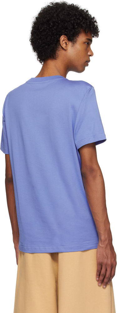 T-shirt Marni Marni Logo Patch T-Shirt Purpur | HUMU0198X0 UTC446, 2