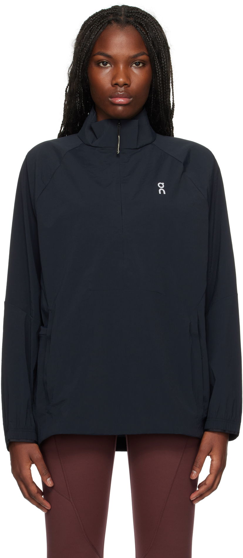 Jacka On Running Half-Zip Jacket Svart | 1WE30410553