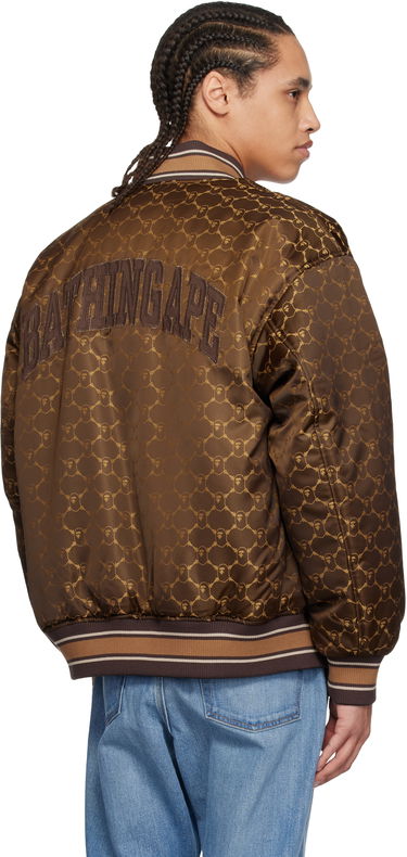 Bomberjacka BAPE BAPE ABC Camo Jacquard Reversible Bomber Jacket Brun | 001HJL301301M, 2