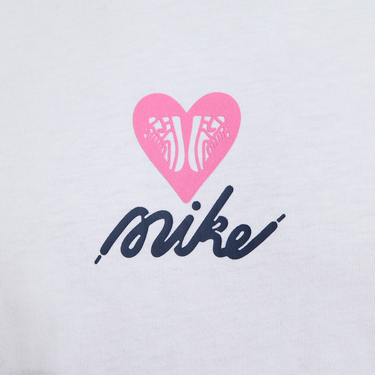 T-shirt Nike Sportswear Long Sleeve T-Shirt Vit | HV9807-100, 4