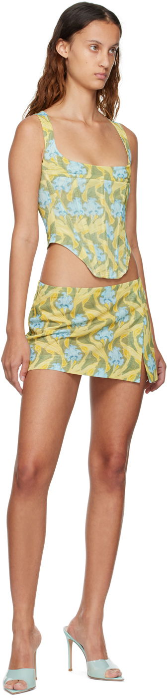 Kjol Miaou Miaou Micro Mini Skirt Flerfärgad | 4012PM1ANB, 3