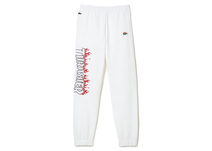 Träningsbyxor Lacoste Thrasher x Oversized Track Pants Vit | XH7102L-001