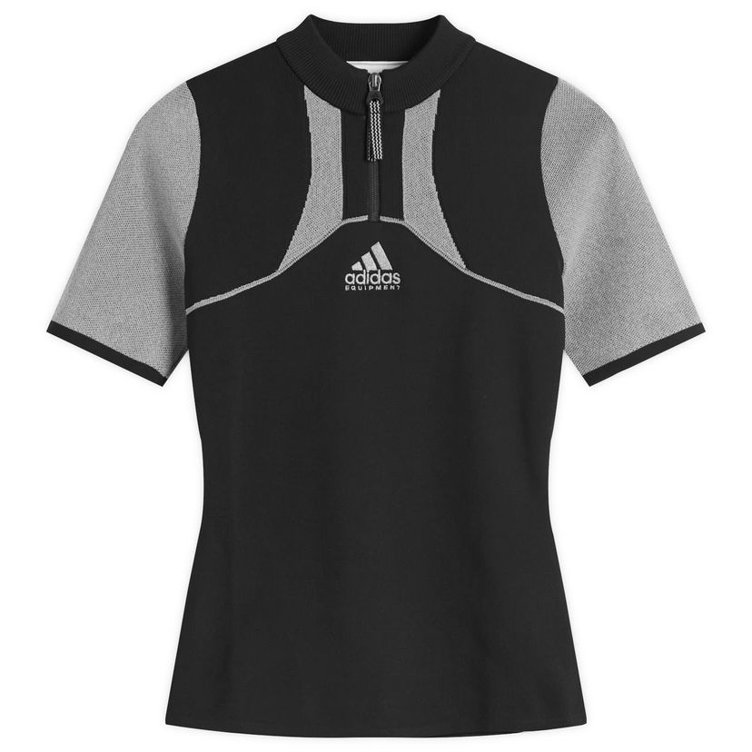 T-shirts och linne adidas Originals Short Sleeve Knit Top Svart | JW7343