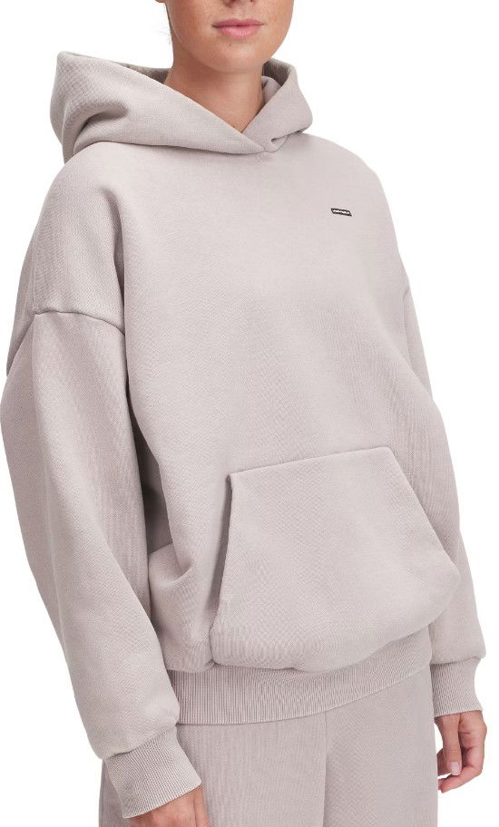 Sweatshirt Under Armour Oversized Fleece Hoodie Grå | 1386485-015