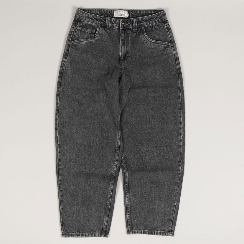 Jeans Dime Classic Baggy Denim Pants Svart | DIMEHO2415BLK