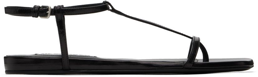 Sneakers och skor Jil Sander Jil Sander Square Toe Sandals Svart | J15WP0169_P8389