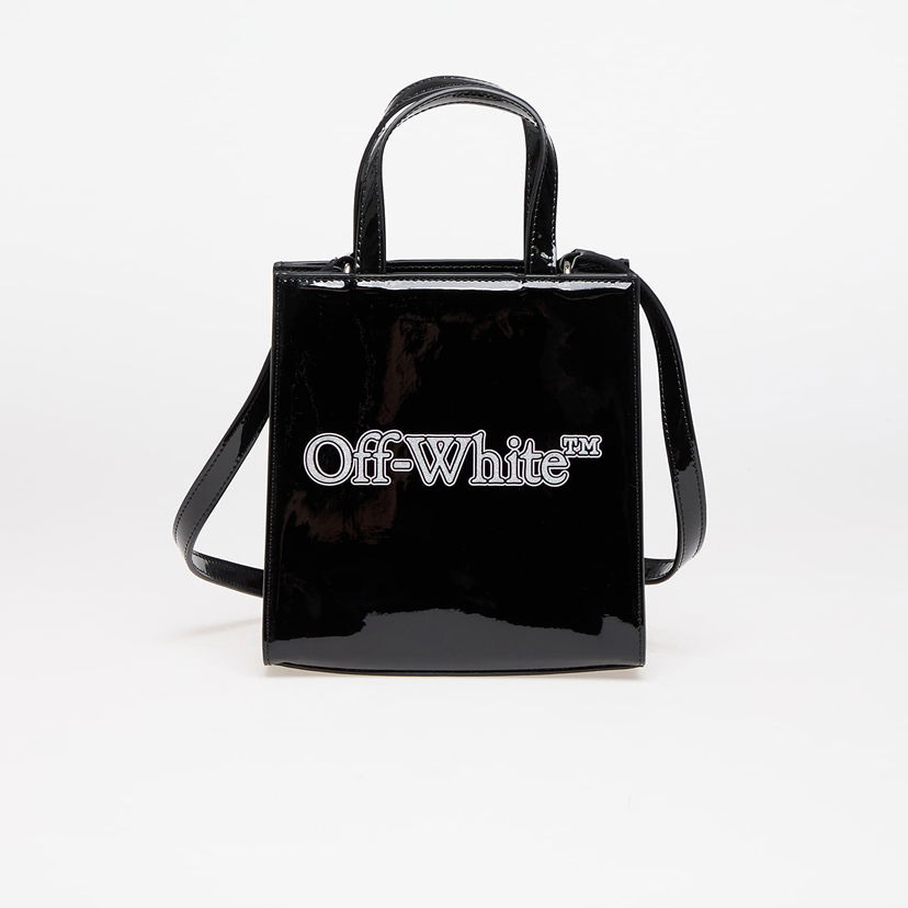 Tygpåse Off-White Off-White Big Bookish Mini Bag Svart | OGNA002F24FAB0011083