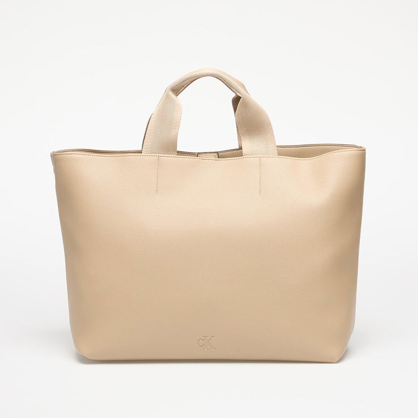 Tygpåse CALVIN KLEIN Calvin Klein Jeans Ultralight Tote Bag Beige | LV04K3132G PBF