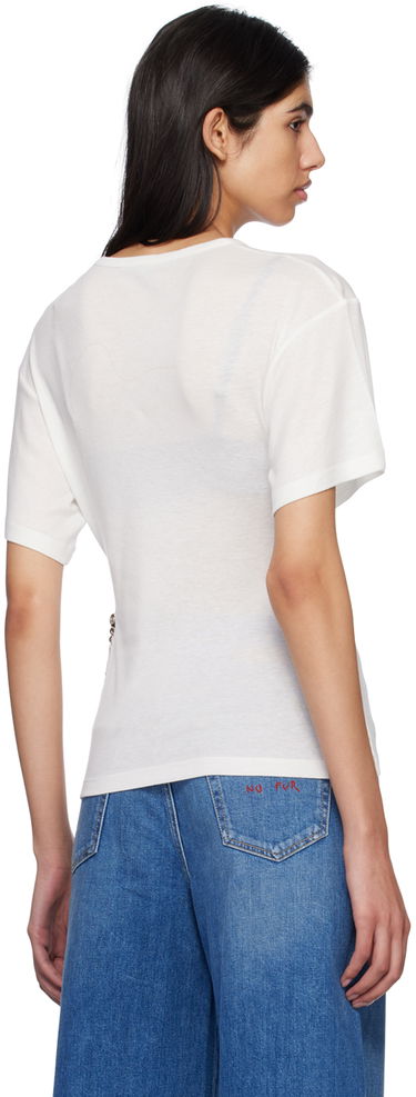 T-shirt Stella McCartney Stella McCartney Chain T-Shirt Vit | 6J01043SPX03, 2