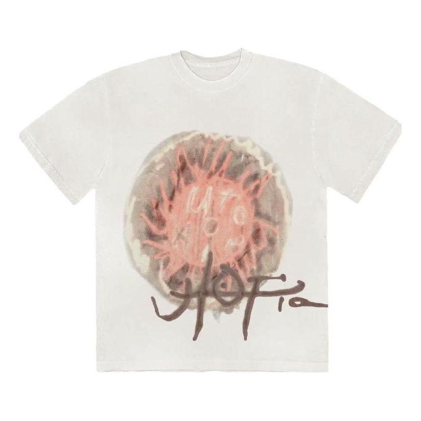 T-shirt Cactus Jack by Travis Scott Travis Scott Utopia C3 T-Shirt Vit | TSUT-BS03