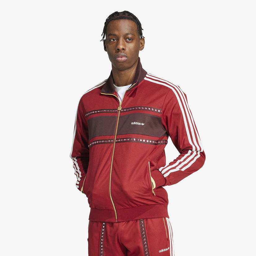Träningsoverall adidas Originals Retro Sports Cricket-Inspired Track Top Röd | KA4388