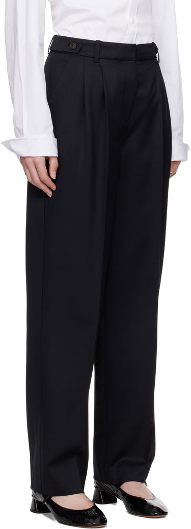 Byxor A.P.C. A.P.C. Joseon Pleated Trousers Svart | WOAPO-F08475, 1