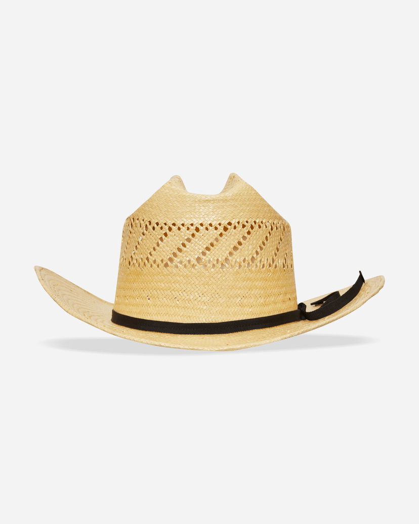Hatt WACKO MARIA Straw Cowboy Hat Beige | 25SS-WMA-HA01 NATURE