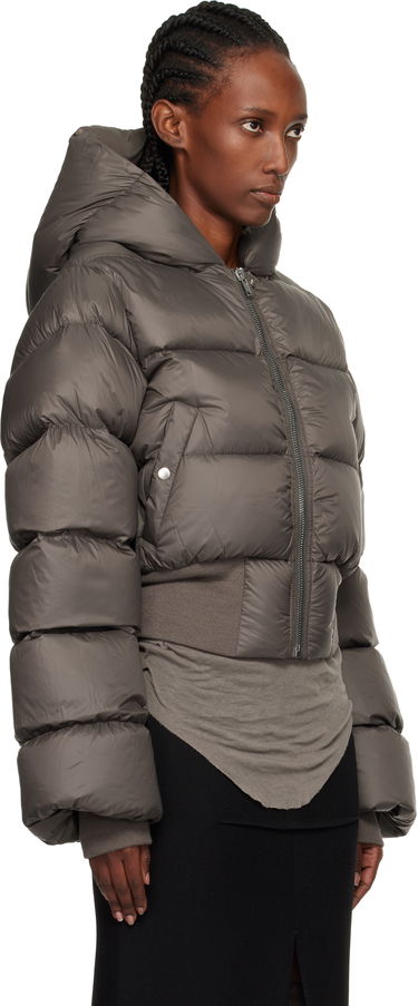 Pufferjacka Rick Owens Concordians Hooded Down Jacket Grå | RP02E4775 NPD3, 1