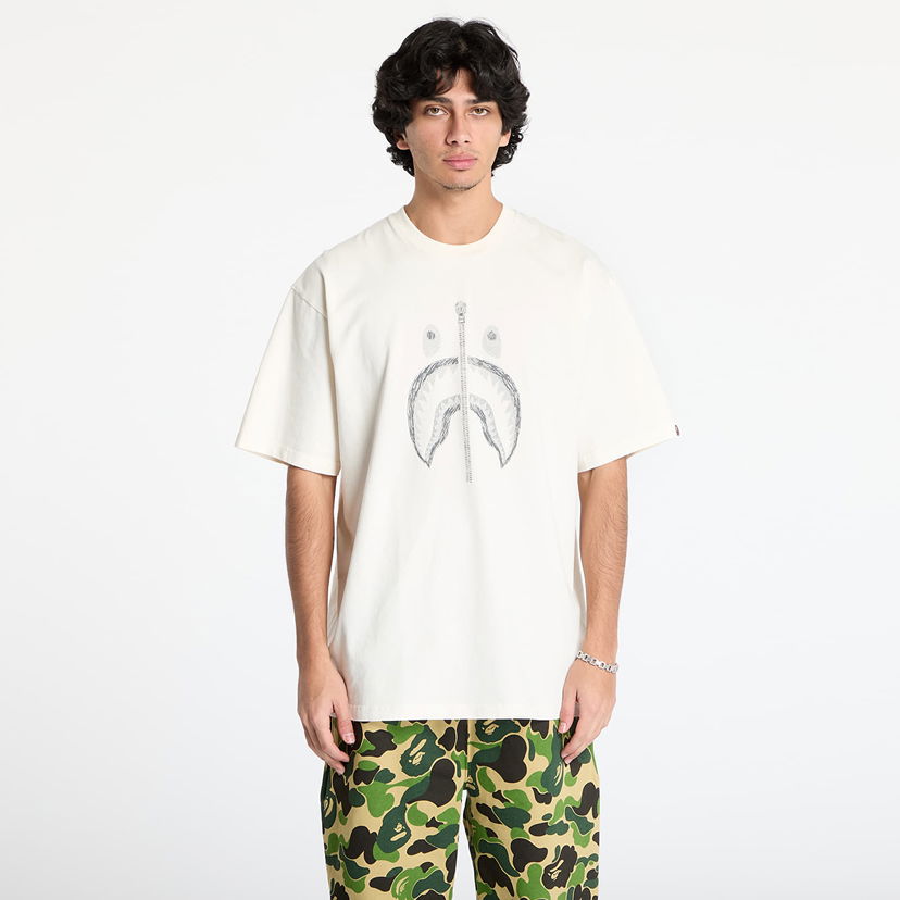 T-shirt BAPE Relaxed Fit Graphic Tee Vit | 001CSK801316M IVY