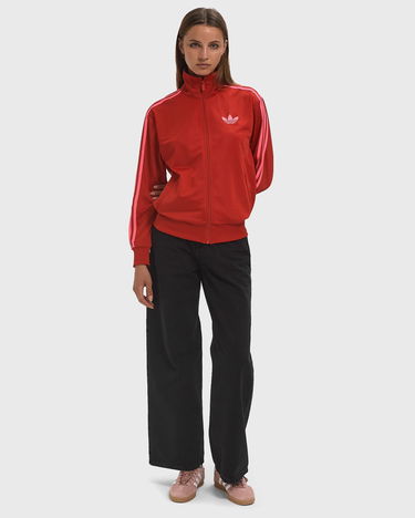 Träningsoverall adidas Performance Adicolor Classic Firebird Loose Track Jacket Röd | JW3665, 1