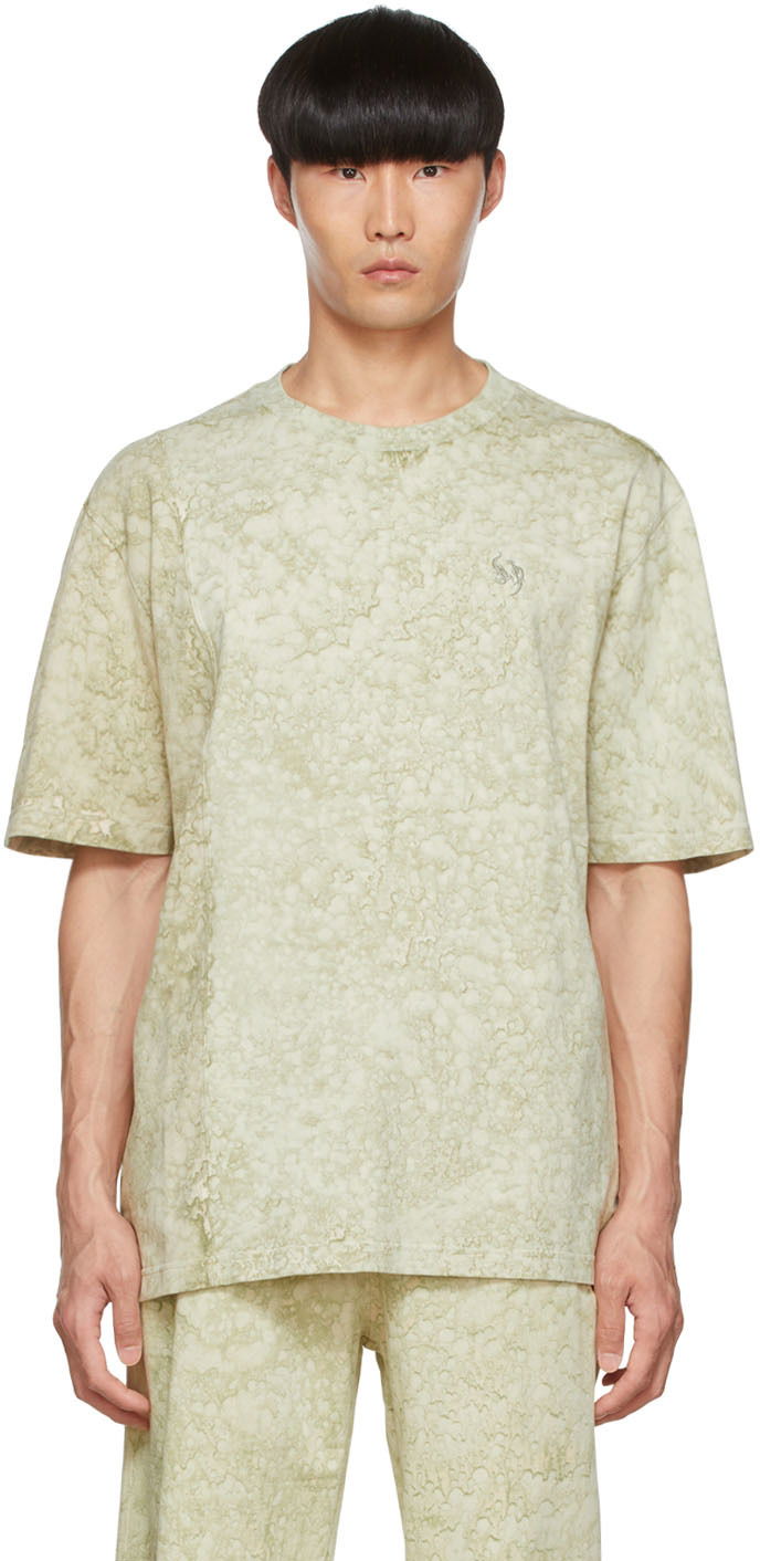 T-shirt Feng Chen Wang Feng Chen Wang Cotton T-Shirt Grön | FMS13TS07