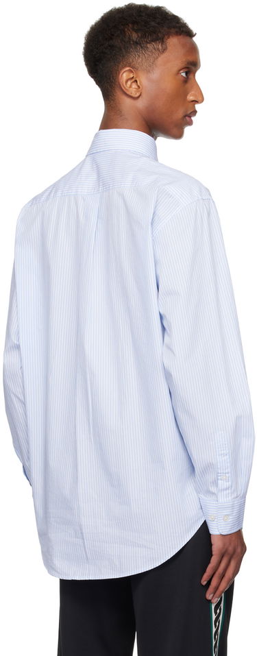 Skjorta Drôle de Monsieur Drôle De Monsieur Striped Shirt Blå | PERM-SH171-CO151-LBE, 2