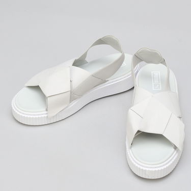 Sneakers och skor Puma Platform SandalLEA Wn's glacier gray - glacier gray Grå | 365481 02, 2