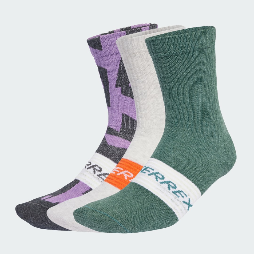 Strumpor adidas Performance Terrex Multi Socks - 3 Pairs Grön | JX1095, 0