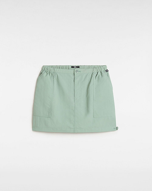 Kjol Vans Riley Nylon Mini Skirt Grön | VN000KG6CJL, 0