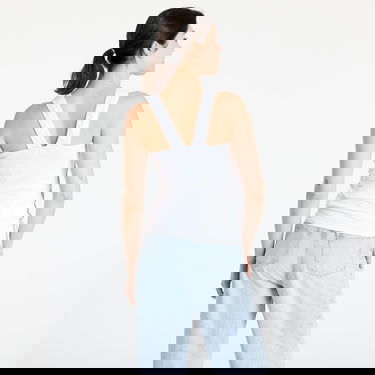 Linne CALVIN KLEIN Calvin Klein Jeans Cotton Rib Tank Top Vit | LV044C219G YAA, 2