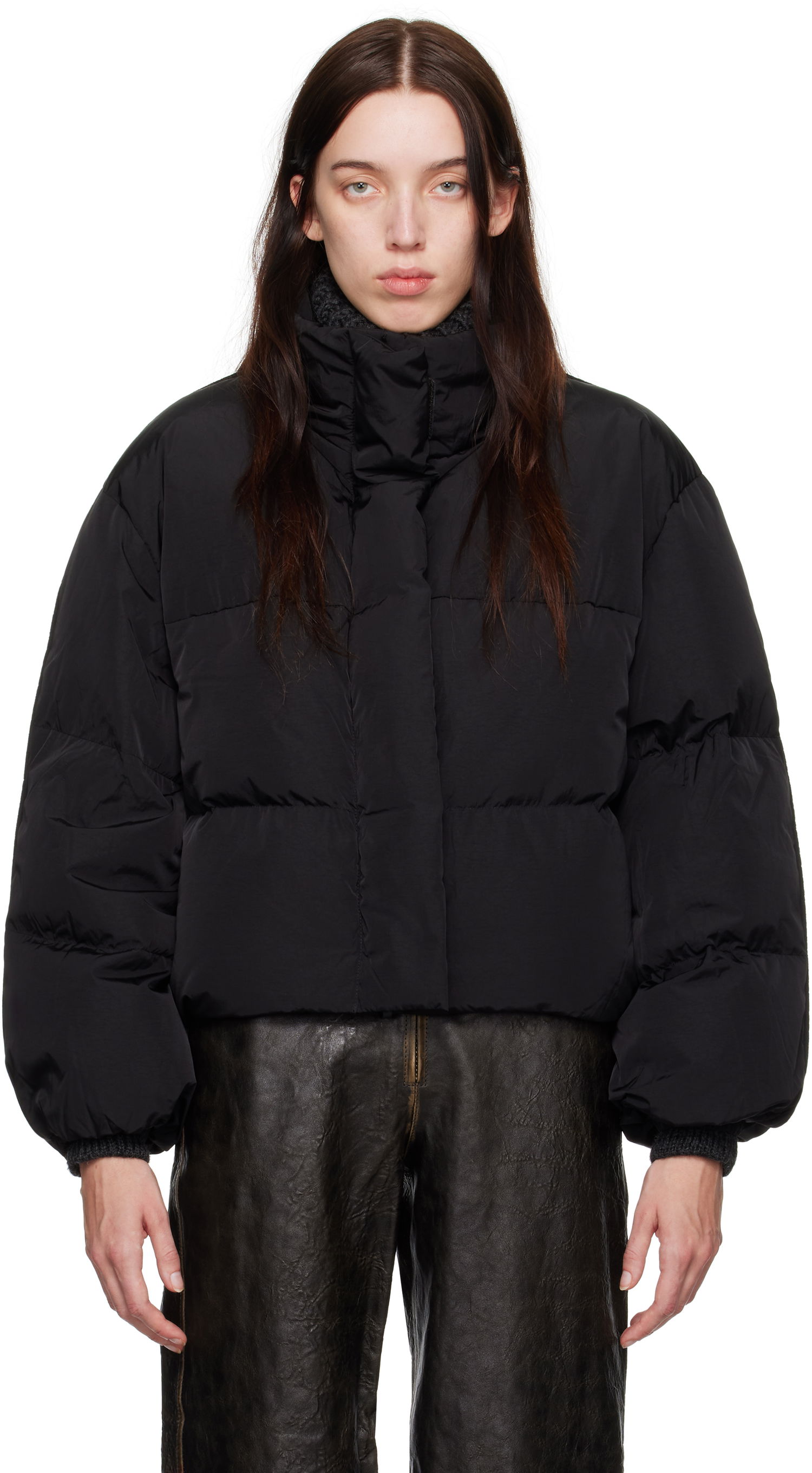 Pufferjacka Acne Studios Puffer Down Jacket Svart | A90622-, 0