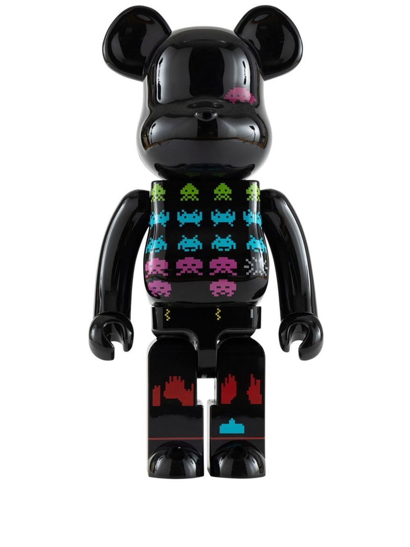 Samlarobjekt Medicom Toy Space Invaders Be@rbrick figure - Black Svart | MEDI003818503342