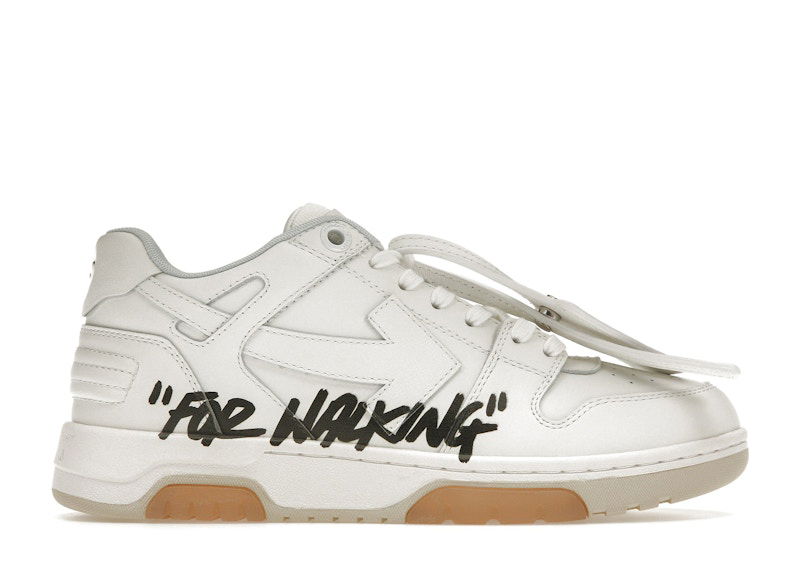 Sneakers och skor Off-White Out Of Office "OOO" Low "For Walking" White Black W Vit | OWIA259C99LEA0020110 / OWIA259C99LEA0040110, 0