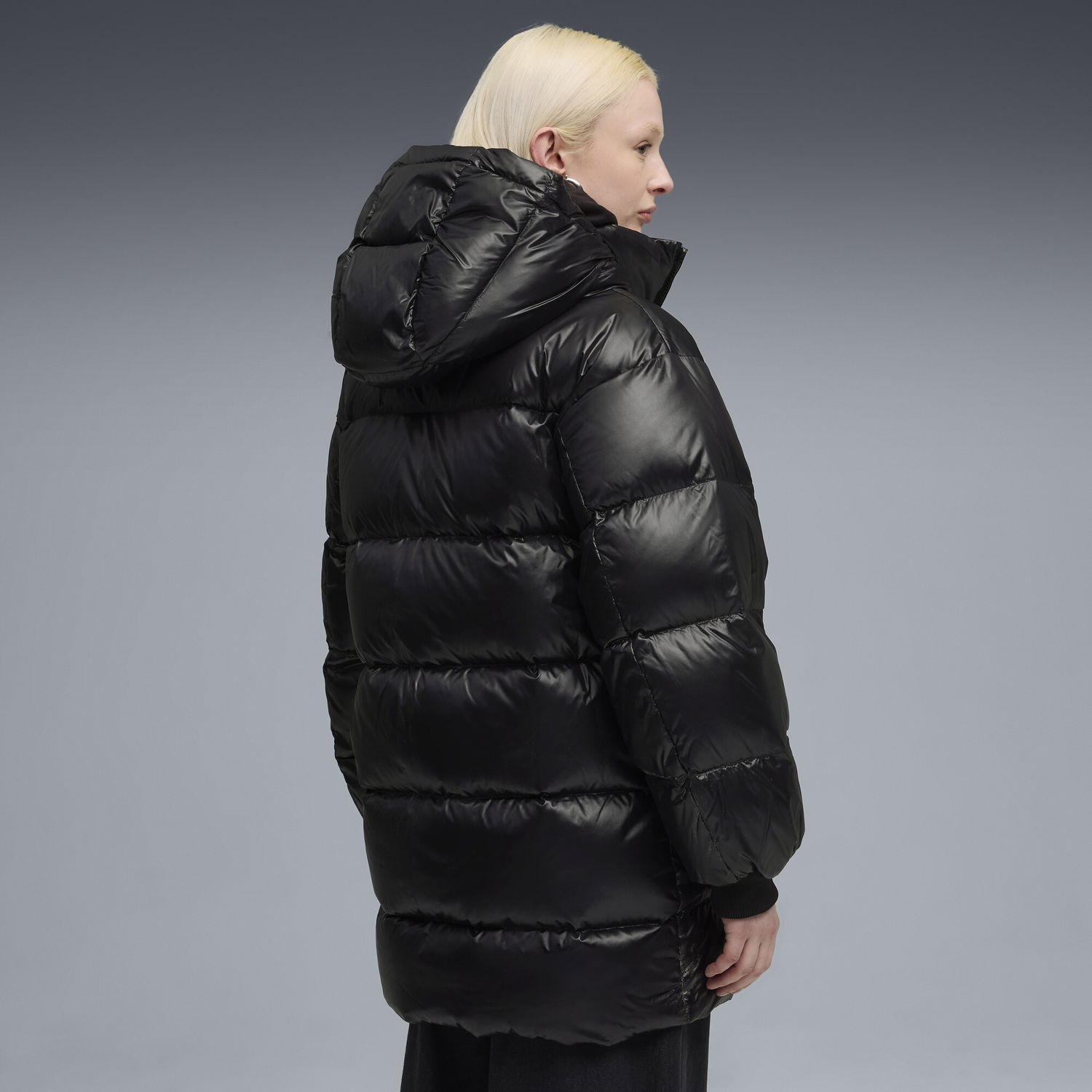 Pufferjacka Puma Hooded Down Puffer Jacket Style Svart | 688389_01, 1