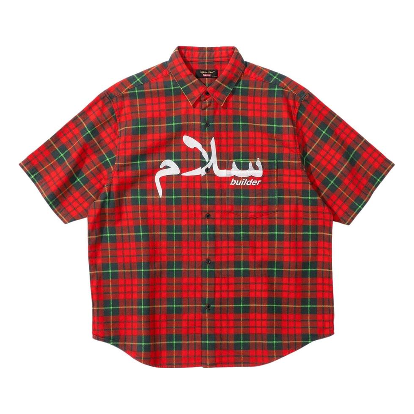 Skjorta Supreme Logo Flannel Shirt Röd | SUP-SS23-127