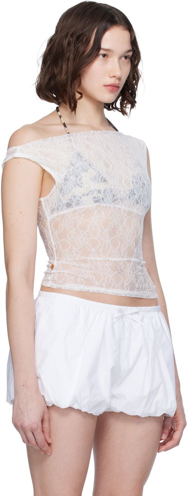 Linne Miaou Miaou Lani Lace Top Vit | 7114SLCDOV, 1