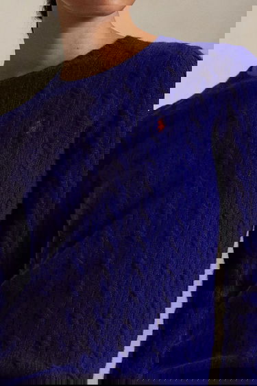 Sweater Polo by Ralph Lauren Cable-Knit Sweater Purpur | 211971865012, 3