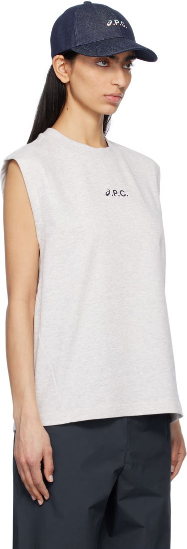 Linne A.P.C. A.P.C. ASICS Edition Sky Sleeveless Tank Top Mörkblå | COGWV-M26455, 1