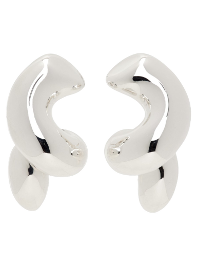 Örhängen Bottega Veneta Twist Earrings Grå | 754331 V5070
