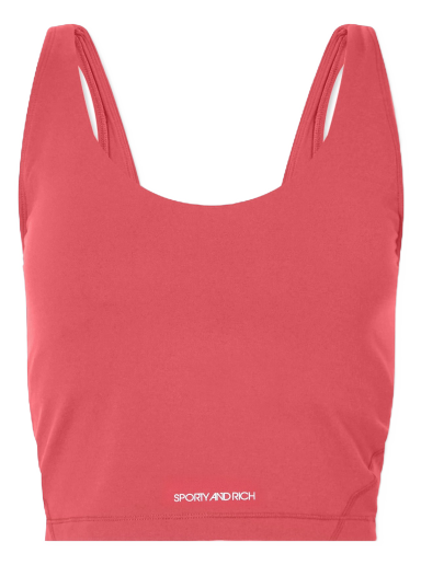 Behå Sporty & Rich Cropped Tank Bra Top Rosa | TC671HI