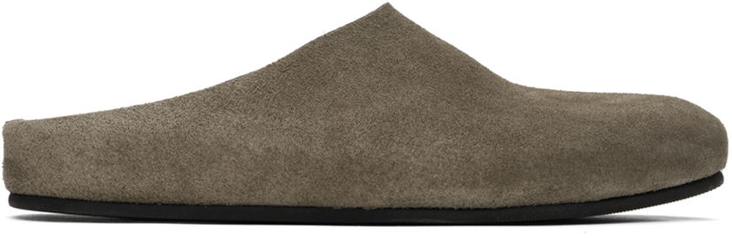 Kläder The Row The Row Hugo Suede Slides Grå | F1486-L25