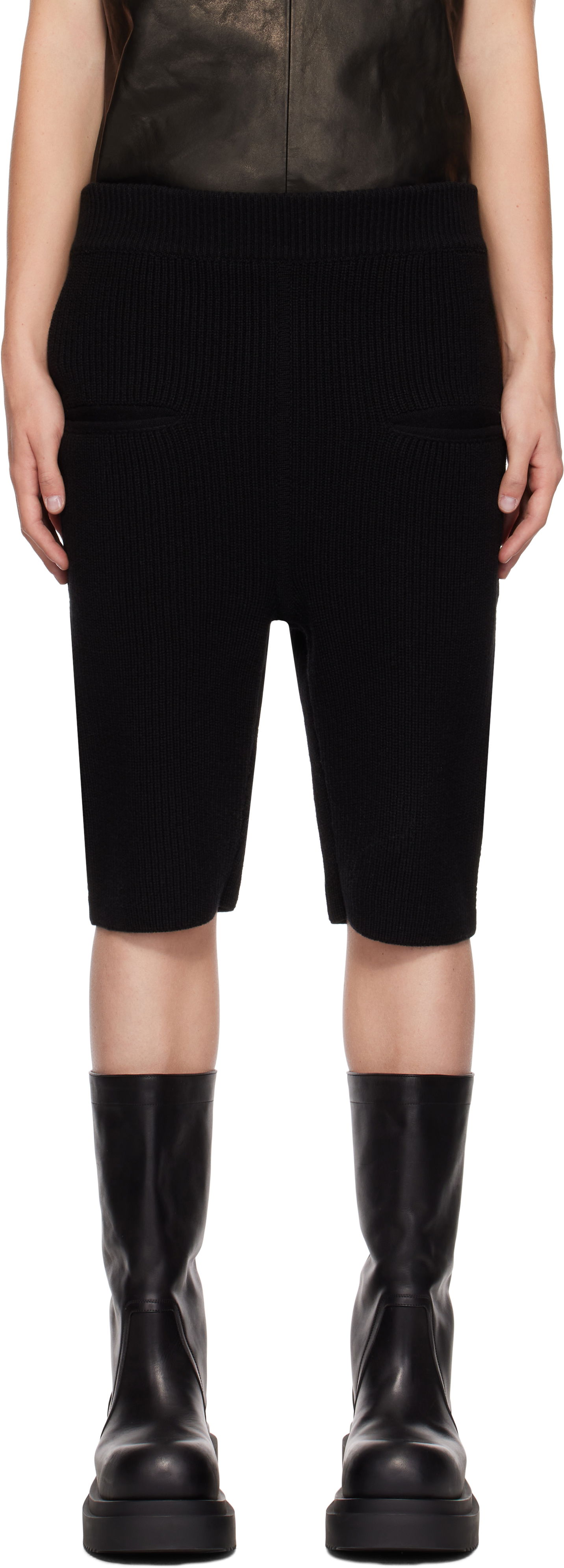 Shorts Rick Owens Shorts With Side Pockets Svart | RR02D6696 KWV, 0