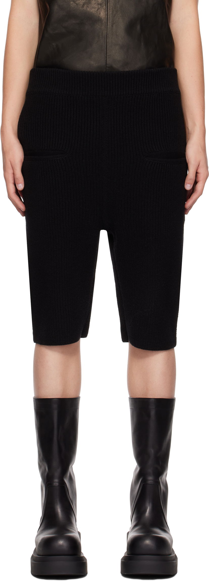Shorts Rick Owens Shorts With Side Pockets Svart | RR02D6696 KWV