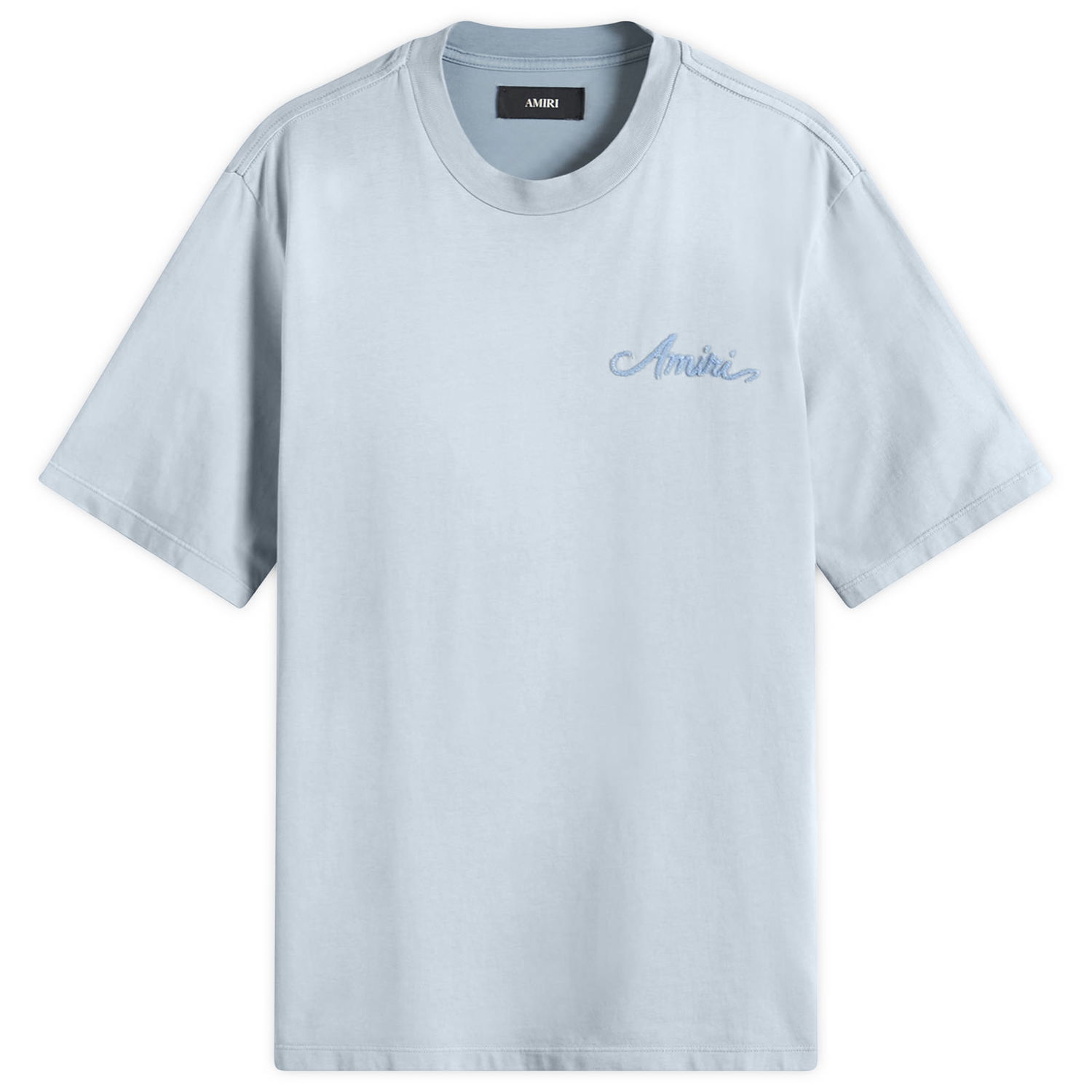 T-shirt AMIRI Men's Bandana Patch T-Shirt, Size Large Blå | AMJYTE1197-AshleyBlue, 0