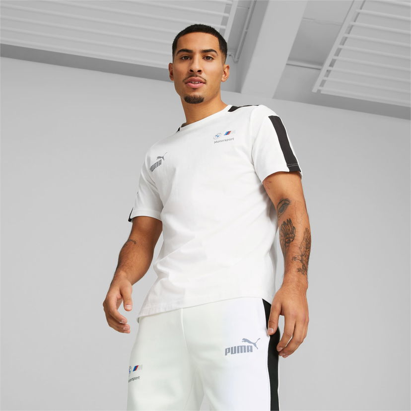 T-shirt Puma BMW M Motorsport MT7 Men's T-shirt Vit | 538119_02