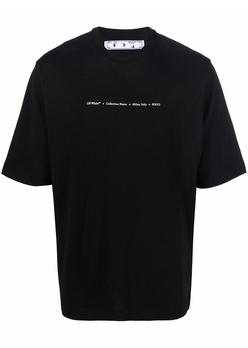 T-shirt Off-White Marker Skate T-Shirt Svart | OMAA119F21JER0231084